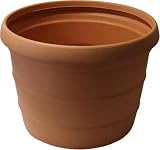 Trifibre | Maceta clásica moldeada por rotación de 86 cm para exteriores resistente (Terracota) | Maceta grande de 275 L | Resistente a las heladas y a los rayos UV | Maceta ligera para exteriores