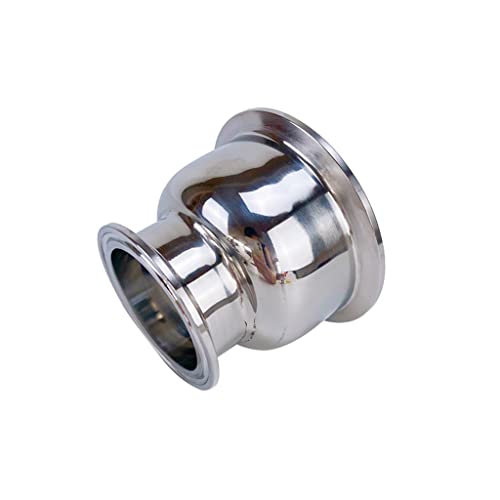 Reductor Tri-Clamp hemisférico SS304 para transiciones sanitarias sin residuos 2