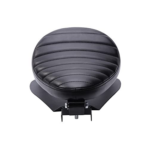 Image of DREAMIZER Motorcycle Seat Cushion Driver Solo Seats with Spring Bracket PU Leather Compatible with Harley Honda Yamaha Kawasaki Sportster Iron 883 1200 Chopper Bobber Cafe Racer