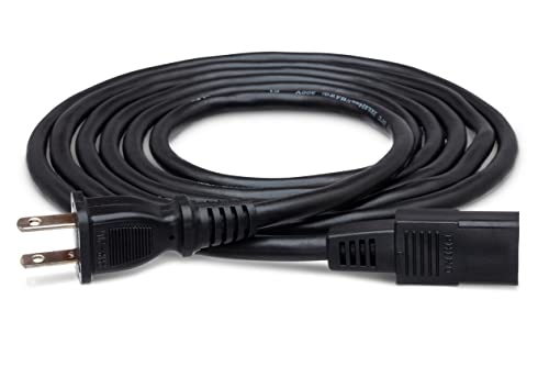 Hosa PWC-178 Power Cord, IEC C9 to NEMA 1-15P, 8 Feet