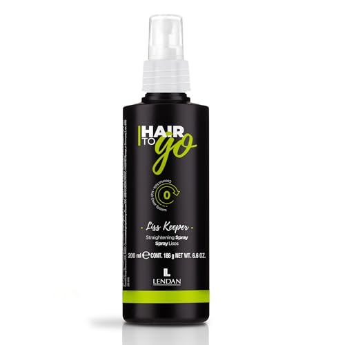 LENDAN - Spray para Cabello Liso - Liss Keeper - 200 ml - Consigue un Cabello Liso de Larga Duración - No Apelmaza - Cabello Suave y Brillante - Protector de Calor - Antiencrespamiento