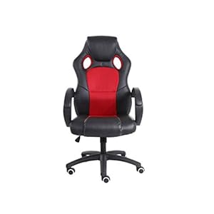 Gaming stoel, Gamingstoel Ergonomische race-bureaucomputerstoelen met hoge rugleuning en lendensteun (Color : D)