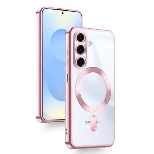 Zeunoen Galaxy S25 5G �p �P�[�X MagSafe �Ή� ���b�L���H �ϏՌ� �M�����N�V�[ S25 �X�}�z�P�[�X ���^ �N���A �ČRMIL�K�i�擾 SC-51F SCG31 �X�}�z�P�[�X ���y�� �J�o�[ ���΂݂ɂ��� �_�� �C�菝�h�~ 