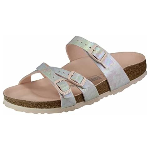 BIRKENSTOCK Franca MF Damen,Frauen,Sandalen,Synthetik,formbeständig,strapazierfähig,hautfreundlich,Light Rose Cover
