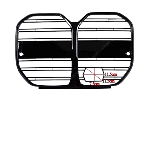 Calandre de radiateur pour BMW G26 2021-2024 avec ACC noir