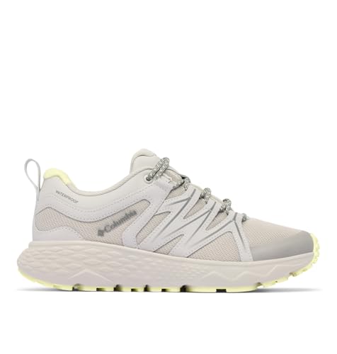 Columbia Peakfreak Roam Waterproof, Zapatos Senderismo de Talle bajo Mujer, Dove Citron Haze, 38 EU