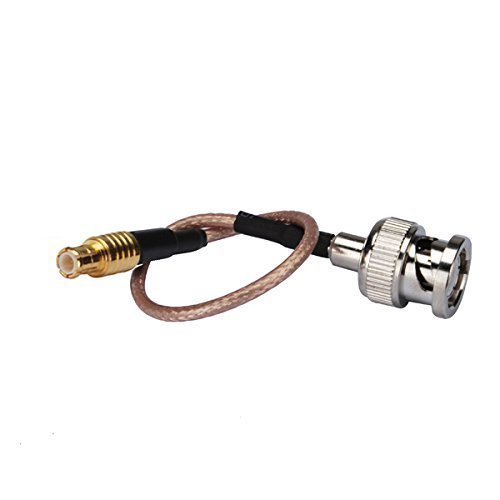Custom Cables Group LLC0.5ft Rf Wire Coaxial Terminal Connector BNC Plug to MCX Male Straight Rg316 15cm for Instrument and Computer Networking Ships from USA