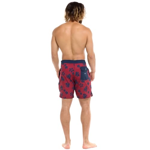 Eidon Young Men's Standard Pareo Magic 15 Inch Length Boardshort Swim Trunk4