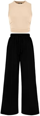 BTFBM Summer Outfits For Women 2026 Cropped Sleeveless Tank Tops ...