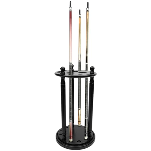 Support de queue de billard rotatif bois et accessoires de table de billard - 2