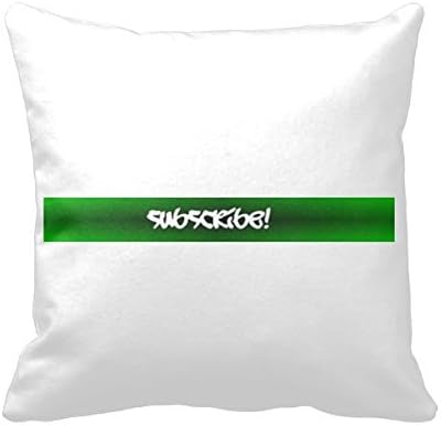 Subscribe cushion cover decorative throw pillow case
