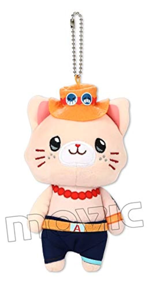 ワンピース　フィンガーマスコット　あみまる　アイマスク付き　ぬいぐるみ　エース ONE PIECE withCATアイマスク付きぬいぐるみBIGサイズ エース