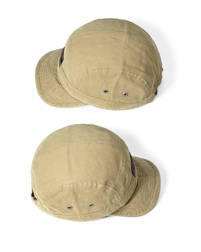 Croogo 5 Panel Short Brim Baseball Cap Soft Trucker Hats Short Bill Cadet Caps Casual Umpire Dad Hats Snapback Hats for Men