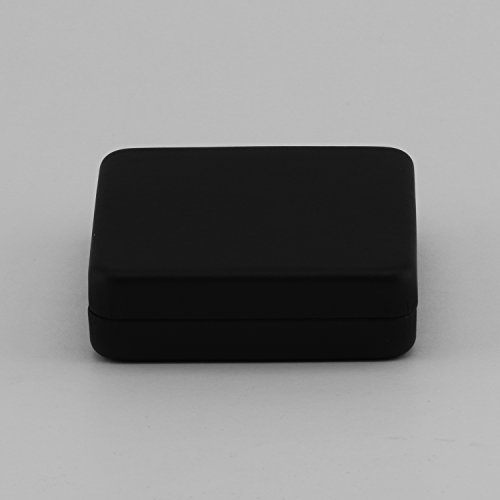 Caja exhibidora Air-Tite para monedas de 30mm en cuero sintético negro miniatura 2