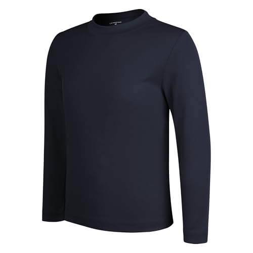 Image of LETAOTAO UPF 50+ Boys Neon Rash Guard Long Sleeve Swim Shirt | 4T to Youth,Boys & Girls Sun Shirt, Sun Protection Shirt,Quick Dry, Moisture-Wicking Fabric, Fishing Shirt