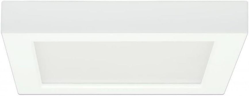 Satco S29332 Transitional LED Flush Mount in White Finish, 7.00 inches, 7 Inches
