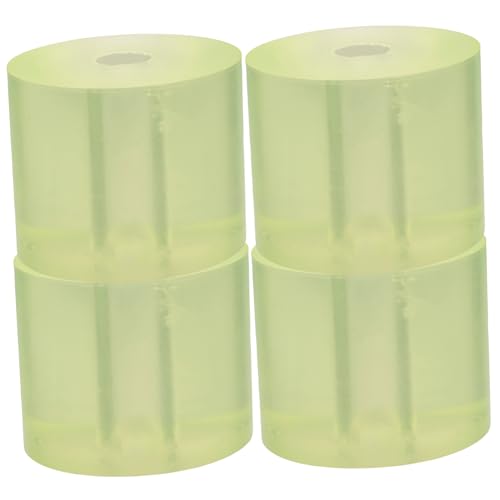 Zerodeko - Zerodeko 4pcs Polyurethane Cushion Vibration Pads for Machine Washer Mechanical Vibration Damping Pads Bed Mats in Yellow