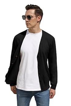 Cardigan Uomo In Lana Leggera Hisir | Scollo A V Con Bottoni | Maglione Elegante E Morbido - Foto 5