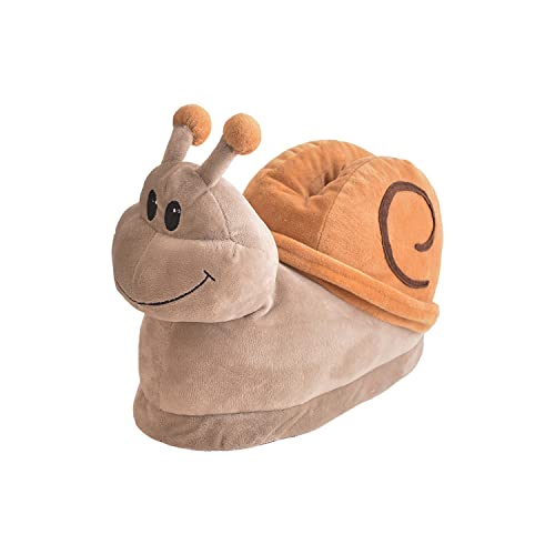 Cute Snail Slippers for Women Men Warm Feet House Shoes Funny Booties