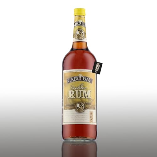 Cabo Bay echter Rum 1L (69% vol.) inkl. Mixcompany Postkarte- [Enthält Sulfite]