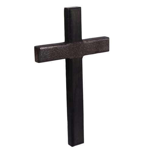 Cruz de madera de 11 pulgadas cristiana religiosa para decoración