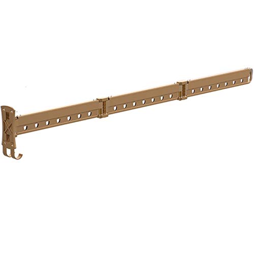 Perchero plegable retráctil para tendedero, ahorro de espacio, estante plegable para cuarto de lavado