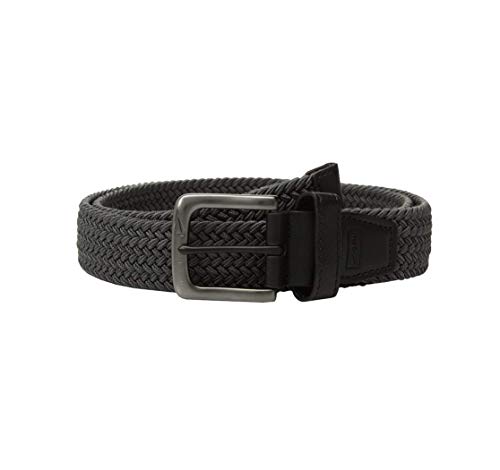 NikeGolf Men's Hybrid G-Flex Stretch Woven Belt Large (40~42inch) Black/Dark Grey