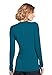 Cherokee Women's Long Sleeve Knit Underscrub Tee, Caribbean Blue, Medium