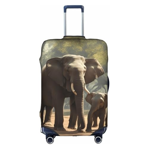 Elephant Tsa Approved Luggage Cover For 18-32 Inch Suitcases Scratch-Resistant Stretch Luggage Cover