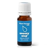 Plant Therapy Kids Sneezy Stop Essential Oil Blend 10 mL (1/3 oz) 100% Pure, Undiluted, for Respiratory Support, Congestion Relief, Seasonal Pollen Concerns