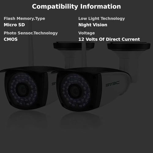 SV3C 1080P Outdoor WiFi Security Cameras