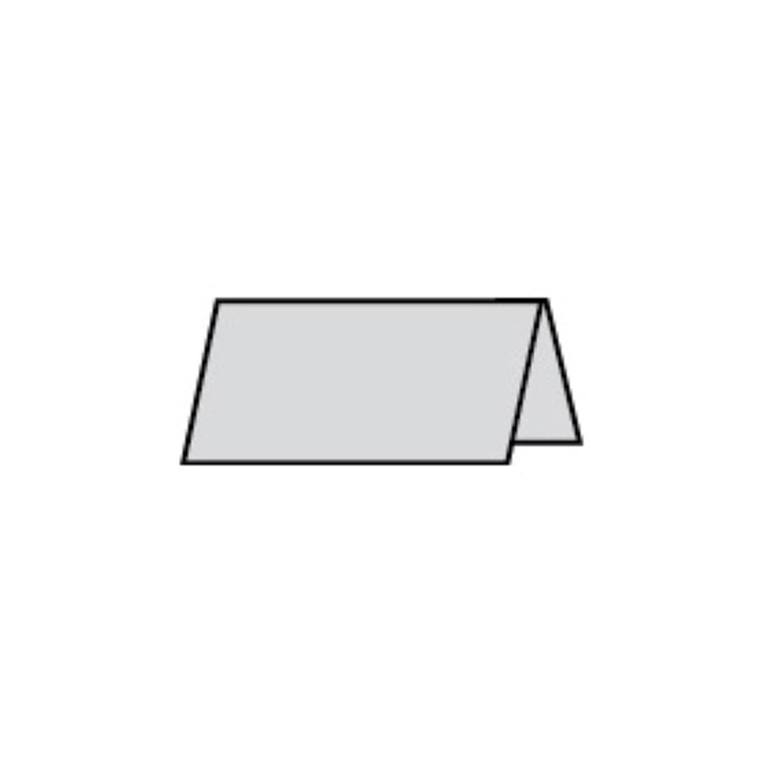 Paperado 100 x 100 mm Table Placecard - Ice Grey (Pack of 5)