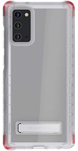 Image of Ghostek Covert Galaxy Note 20 Clear Case with Kickstand and Secure Hand Grip Bumper Super Thin Slim Fit Design and Wireless Charging Compatible Cover for 2020 Galaxy Note20 5G (6.7 Inch) - (Clear)