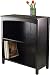 Winsome Terrace Storage Shelf 3-Tier Wide in Espresso, 26-Inch