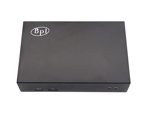 Image of WayPonDEV Black Metal Case for Banana Pi BPI-R3 Wi-Fi 6 OpenSource Router Board (Only Case)