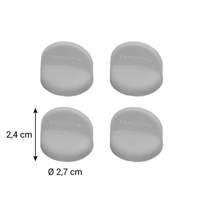 Tescoma 630689 DELÍCIA Baking Paper Magnets, 4 Pieces, Yellow, Durchmesser 2,7 cm, Höhe 2,4 cm - Image 4