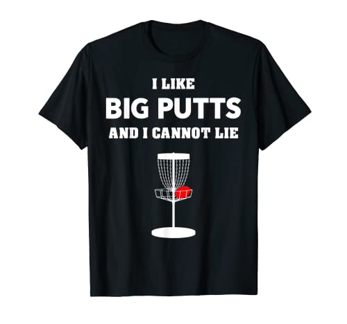 Funny Disc - Camiseta de golf para hombre y mujer, diseño de «I Like Big Putts» Camiseta