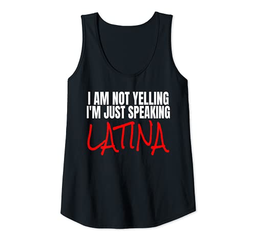 Mujer Latina Educada Poderosa Orgullosa Feminista Latina Empoderamiento Camiseta sin Mangas