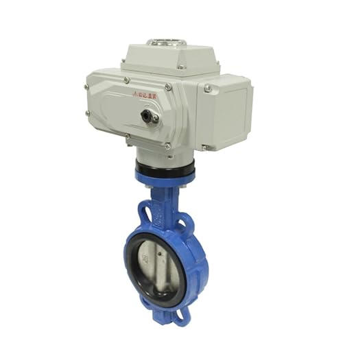 Válvula de mariposa eléctrica IP65 impermeable de brida a abrazadera DN80 5