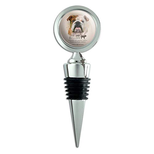 Bulldog Dog Breed Wine Bottle Stopper