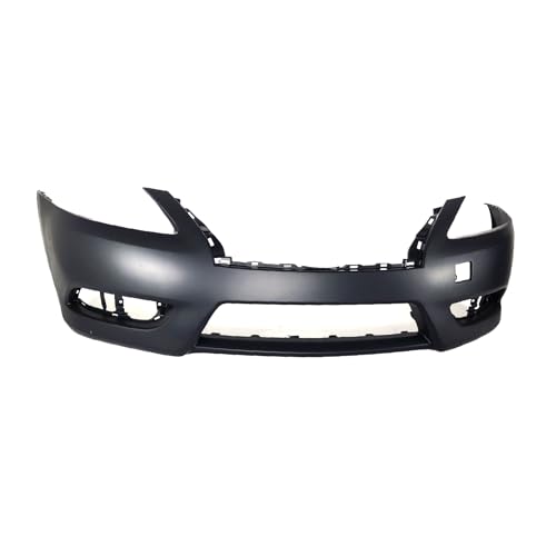 FitParts Compatible with Front Bumper Cover Fascia 2013-2015 Nissan Sentra S SL S SV Sense Sedan 13-15. New Primed Without Sensor Holes, With Fog Light Holes. NI1000289 620223SH0J