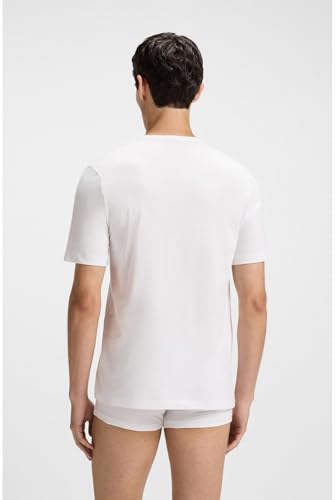 Hugo Tshirt Rn Triplet P Underwear_T_Shirt, Bianco100, S Uomo - 4