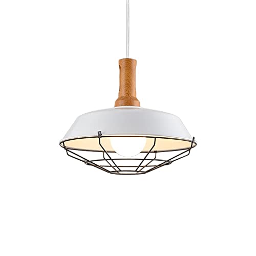 Chandelier blanc en fer pour plafonnier de cuisine et salle à manger chaleureuse