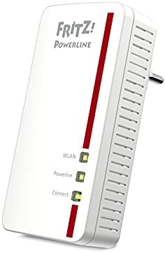 Kit FRITZ!Powerline 1260 WLAN - Extender Rete Via Elettrica, Wi-Fi Fino A 1266 Mbit/s, Mesh - Foto 4