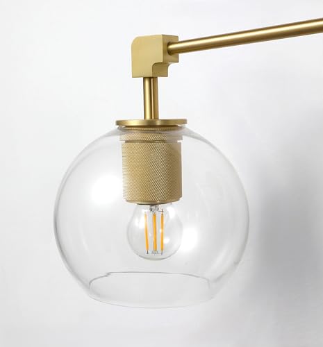 Image of 30 Inch Gold Bathroom Light Fixture