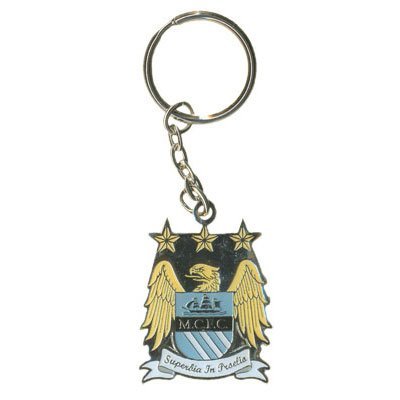 Manchester City FC Keyring - Crest - Football Gifts