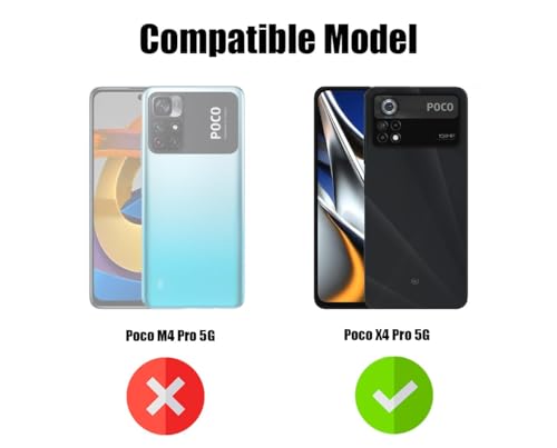 Image of Jkobi Back Case Cover for Poco X4 Pro 5G (Textured Grip Design | Camera Protetion | Slim and Light Weight | Soft Touch and Feel | Black)