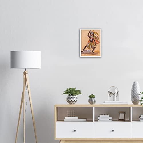 Mascarade africaine pour embellir un mur vide cadre 30x40cm