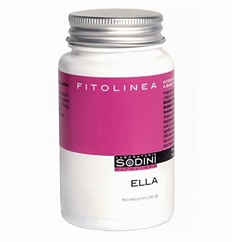 Ella - Integratore Alimentare - con Soia, Cimicifuga, Salvia e Agnocasto - per l’Equilibrio della Donna in Menopausa - 70 Capsule