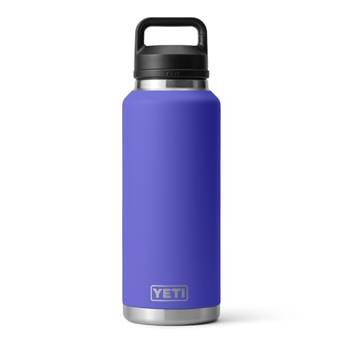 Image of YETI Rambler 46 oz Bottle, Leakproof, Vacuum Insulated, Stainless Steel with Chug Cap, Ultramarine Violet